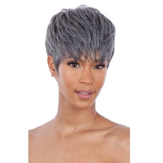 Glamourtress, wigs, weaves, braids, half wigs, full cap, hair, lace front, hair extension, nicki minaj style, Brazilian hair, crochet, hairdo, wig tape, remy hair, Lace Front Wigs, Remy Hair, Human Hair, Model Model Synthetic Sterling Queen Wig - SQ-02