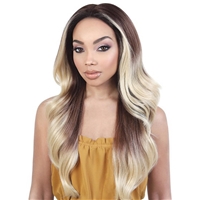 Glamourtress, wigs, weaves, braids, half wigs, full cap, hair, lace front, hair extension, nicki minaj style, Brazilian hair, crochet, hairdo, wig tape, remy hair, Lace Front Wigs, Motown Tress Let's Lace Spin Part Synthetic Lace Wig - LDP SPIN72