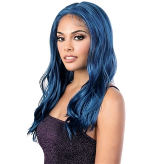 Glamourtress, wigs, weaves, braids, half wigs, full cap, hair, lace front, hair extension, nicki minaj style, Brazilian hair, crochet, hairdo, wig tape, remy hair, Lace Front Wigs, Motown Tress Synthetic Deep Part Let's Lace Wig - LDP TARA