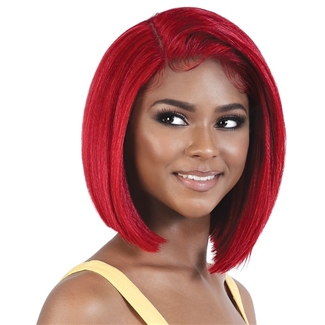 Glamourtress, wigs, weaves, braids, half wigs, full cap, hair, lace front, hair extension, nicki minaj style, Brazilian hair, crochet, hairdo, wig tape, remy hair, Lace Front Wigs, Motown Tress Synthetic Hair HD Invisible Lace Wig - LDP-RUBY10