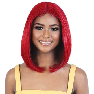 Glamourtress, wigs, weaves, braids, half wigs, full cap, hair, lace front, hair extension, nicki minaj style, Brazilian hair, crochet, hairdo, wig tape, remy hair, Lace Front Wigs, Motown Tress Synthetic Hair HD Spin Part Invisible Lace Wig - LDP-RUBY14