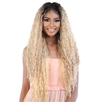 Glamourtress, wigs, weaves, braids, half wigs, full cap, hair, lace front, hair extension, nicki minaj style, Brazilian hair, crochet, hairdo, wig tape, remy hair, Motown Tress Synthetic Hair HD Invisible 13X6 Lace Faux Skin Wig - LS136.ALEX