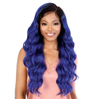 Glamourtress, wigs, weaves, braids, half wigs, full cap, hair, lace front, hair extension, nicki minaj style, Brazilian hair, crochet, hairdo, wig tape, remy hair, Lace Front Wigs, Motown Tress Synthetic Hair HD Invisible 13X7 Lace Wig - LS137 AUDI