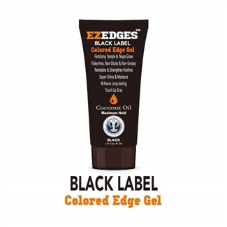 Glamourtress, wigs, weaves, braids, half wigs, full cap, hair, lace front, hair extension, nicki minaj style, Brazilian hair, crochet, hairdo, wig tape, remy hair, Lace Front Wigs, Oh Yes EzEdges Black Label Colored Edge Gel - Coconut Oil 1.4 oz