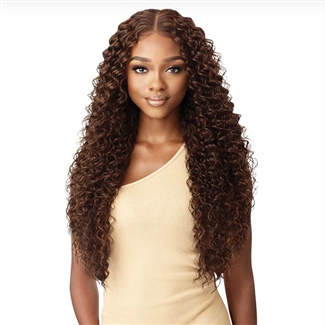 Glamourtress, wigs, weaves, braids, half wigs, full cap, hair, lace front, hair extension, nicki minaj style, Brazilian hair, crochet, hairdo, wig tape, remy hair, Lace Front Wigs, Outre 360 Frontal Lace 13x 6 HD Transparent Lace Front Wig - KAYREENA