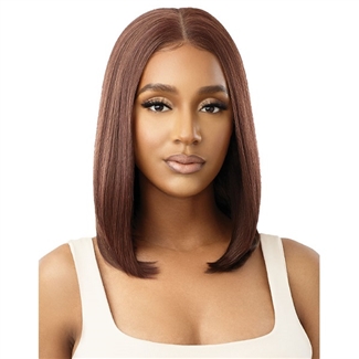 Glamourtress, wigs, weaves, braids, half wigs, full cap, hair, lace front, hair extension, nicki minaj style, Brazilian hair, crochet, hairdo, wig tape, remy hair, Lace Front Wigs, Outre Human Blend 360 Frontal 13X4 HD Lace Wig - NORVINA