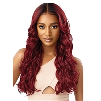 Glamourtress, wigs, weaves, braids, half wigs, full cap, hair, lace front, hair extension, nicki minaj style, Brazilian hair, crochet, hairdo, wig tape, remy hair, Lace Front Wigs, Outre Perfect Hairline 13X6 Synthetic Lace Wig - ANNALISE