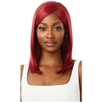 Glamourtress, wigs, weaves, braids, half wigs, full cap, hair, lace front, hair extension, nicki minaj style, Brazilian hair, crochet, hairdo, wig tape, remy hair, Lace Front Wigs, Outre Synthetic Sleeklay Part HD Lace Front Wig - DAISHA- CLEARANCE