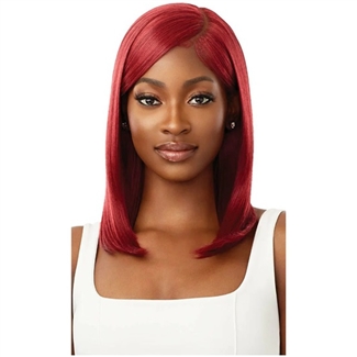 Glamourtress, wigs, weaves, braids, half wigs, full cap, hair, lace front, hair extension, nicki minaj style, Brazilian hair, crochet, hairdo, wig tape, remy hair, Lace Front Wigs, Outre Synthetic Sleeklay Part HD Lace Front Wig - DAISHA- CLEARANCE