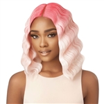 Glamourtress, wigs, weaves, braids, half wigs, full cap, hair, lace front, hair extension, nicki minaj style, Brazilian hair, crochet, hairdo, wig tape, remy hair, Lace Front Wigs, Outre Color Bomb Synthetic HD Lace Front Wig - GEMINI