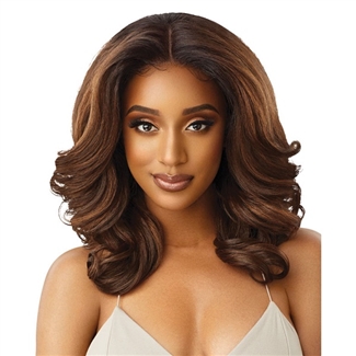 Glamourtress, wigs, weaves, braids, half wigs, full cap, hair, lace front, hair extension, nicki minaj style, Brazilian hair, crochet, hairdo, wig tape, remy hair, Lace Front Wigs, Outre Perfect Hairline 13X6 Synthetic Lace Wig - JULIANNE