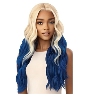 Glamourtress, wigs, weaves, braids, half wigs, full cap, hair, lace front, hair extension, nicki minaj style, Brazilian hair, crochet, hairdo, wig tape, remy hair, Lace Front Wigs, Outre Color Bomb Synthetic Swiss Lace Front Wig - KARELIA