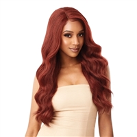 Glamourtress, wigs, weaves, braids, half wigs, full cap, hair, lace front, hair extension, nicki minaj style, Brazilian hair, crochet, hairdo, wig tape, remy hair, Lace Front Wigs, Outre Synthetic Swiss HD Lace Front Wig - LILIA