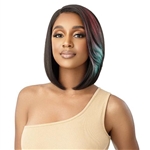 Glamourtress, wigs, weaves, braids, half wigs, full cap, hair, lace front, hair extension, nicki minaj style, Brazilian hair, crochet, hairdo, wig tape, remy hair, Lace Front Wigs,Outre Color Bomb Synthetic HD Lace Front Wig - SAVINA