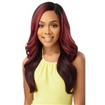 Glamourtress, wigs, weaves, braids, half wigs, full cap, hair, lace front, hair extension, nicki minaj style, Brazilian hair, remy hair, Lace Front Wigs, Outre The Daily Wig Synthetic Hair Lace Part Wig - ADALIA