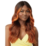 Glamourtress, wigs, weaves, braids, half wigs, full cap, hair, lace front, hair extension, nicki minaj style, Brazilian hair, remy hair, Lace Front Wigs, Outre The Daily Wig Synthetic Hair Lace Part Wig - KECIA