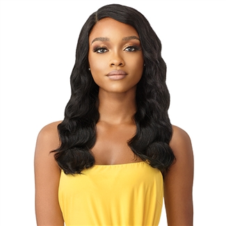 Glamourtress, wigs, weaves, braids, half wigs, full cap, hair, lace front, hair extension, nicki minaj style, Brazilian hair, remy hair, Lace Front Wigs, Outre The Daily Wig 100% Unprocessed Human Lace Part Wig - HH OCEAN BODY 20