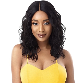 Glamourtress, wigs, weaves, braids, half wigs, full cap, hair, lace front, hair extension, nicki minaj style, Brazilian hair, remy hair, Lace Front Wigs, Outre The Daily Wig Unprocessed Human Hair Lace Part Wig - CURLY 20"