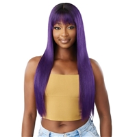 Glamourtress, wigs, weaves, braids, half wigs, full cap, hair, lace front, hair extension, nicki minaj style, Brazilian hair, remy hair, Lace Front Wigs, Outre The Daily Wig Synthetic Hair Lace Part Wig - ELOISE