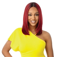 Glamourtress, wigs, weaves, braids, half wigs, full cap, hair, lace front, hair extension, nicki minaj style, Brazilian hair, crochet, hairdo, wig tape, remy hair, Lace Front Wigs, Remy Hair, Outre The Daily Wig Synthetic Hair Lace Part Wig - JANIYA