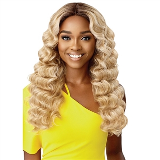 Glamourtress, wigs, weaves, braids, half wigs, full cap, hair, lace front, hair extension, nicki minaj style, Brazilian hair, crochet, hairdo, wig tape, remy hair, Lace Front Wigs, Remy Hair, Outre The Daily Wig Synthetic Hair Lace Part Wig - WAVERLY