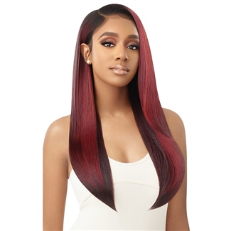 Glamourtress, wigs, weaves, braids, half wigs, full cap, hair, lace front, hair extension, nicki minaj style, Brazilian hair, crochet, hairdo, wig tape, remy hair, Lace Front Wigs, Outre Perfect Hairline 13X5 HD Lace Wig - DECLAN