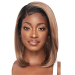 Glamourtress, wigs, weaves, braids, half wigs, full cap, hair, lace front, hair extension, nicki minaj style, Brazilian hair, crochet, hairdo, wig tape, remy hair, Lace Front Wigs, Outre Perfect Hairline 13X4 Faux Scalp HD Lace Wig - SKYE
