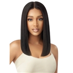 Glamourtress, wigs, weaves, braids, half wigs, full cap, hair, lace front, hair extension, nicki minaj style, Brazilian hair, wig tape, remy hair, Outre Mytresses Gold Label 100% Unprocessed Human Hair Lace Front Wig - HH NATURAL STRAIGHT 16