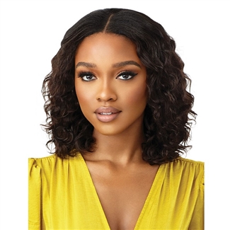 Glamourtress, wigs, weaves, braids, half wigs, full cap, hair, lace front, hair extension, nicki minaj style, Brazilian hair, wig tape, remy hair, Lace Front Wigs, Outre Mytresses Gold Label 100% Unprocessed Hair Leave Out Wig - ARUBAN WAVE 12