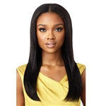 Glamourtress, wigs, weaves, braids, half wigs, full cap, hair, lace front, hair extension, nicki minaj style, Brazilian hair, wig tape, remy hair, Lace Front Wigs, Outre Mytresses Gold Label 100% Unprocessed Hair Leave Out Wig - BRAZILIAN STRAIGHT 20