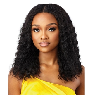Glamourtress, wigs, weaves, braids, half wigs, full cap, hair, lace front, hair extension, nicki minaj style, Brazilian hair, wig tape, remy hair, Lace Front Wigs, Outre Mytresses Gold Label 100% Unprocessed Hair Leave Out Wig - PERUVIAN WAVE 18