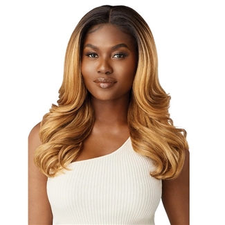 Glamourtress, wigs, weaves, braids, half wigs, full cap, hair, lace front, hair extension, nicki minaj style, Brazilian hair, crochet, hairdo, wig tape, remy hair, Lace Front Wigs, Outre Synthetic Glueless HD Lace Front Wig - ARDEN