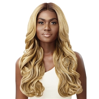 Glamourtress, wigs, weaves, braids, half wigs, full cap, hair, lace front, hair extension, nicki minaj style, Brazilian hair, crochet, hairdo, wig tape, remy hair, Lace Front Wigs, Outre Synthetic Hair HD Lace Front Wig - NIENNA