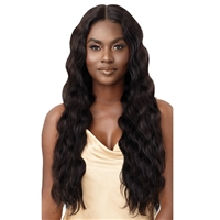 Glamourtress, wigs, weaves, braids, half wigs, full cap, hair, lace front, hair extension, nicki minaj style, Brazilian hair, wig tape, remy hair, Lace Front Wigs, Outre Mytresses Gold Label 100% Unprocessed Human Hair HD Lace Front Wig - HH BODY WAVE 34