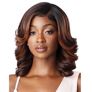 Glamourtress, wigs, weaves, braids, half wigs, full cap, hair, lace front, hair extension, nicki minaj style, Brazilian hair, crochet, hairdo, wig tape, remy hair, Lace Front Wigs, Outre Synthetic Melted Hairline Lace Front Wig - ARLISSA