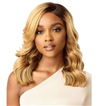 Glamourtress, wigs, weaves, braids, half wigs, full cap, hair, lace front, hair extension, nicki minaj style, Brazilian hair, crochet, hairdo, wig tape, remy hair, Lace Front Wigs, Outre Synthetic Melted Hairline Lace Front Wig - ELORA