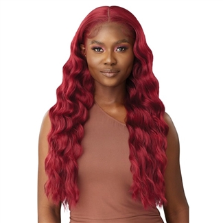 Glamourtress, wigs, weaves, braids, half wigs, full cap, hair, lace front, hair extension, nicki minaj style, Brazilian hair, crochet, hairdo, wig tape, remy hair, Lace Front Wigs, Outre Synthetic Melted Hairline HD Lace Front Wig - JOSS