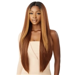 Glamourtress, wigs, weaves, braids, half wigs, full cap, hair, lace front, hair extension, nicki minaj style, Brazilian hair, crochet, hairdo, wig tape, remy hair, Lace Front Wigs, Outre Synthetic Melted Hairline HD Swiss Lace Front Wig - KATIKA