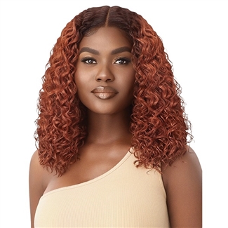 Glamourtress, wigs, weaves, braids, half wigs, full cap, hair, lace front, hair extension, nicki minaj style, Brazilian hair, crochet, hairdo, wig tape, remy hair, Outre Synthetic Hair Melted Hairline Deluxe Wide HD Lace Front Wig - CASSIAN