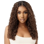 Glamourtress, wigs, weaves, braids, half wigs, full cap, hair, lace front, hair extension, nicki minaj style, Brazilian hair, crochet, hairdo, wig tape, remy hair, Lace Front Wigs, Outre Synthetic Hair Melted Hairline HD Lace Front Wig - MIABELLA