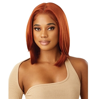 Glamourtress, wigs, weaves, braids, half wigs, full cap, hair, lace front, hair extension, nicki minaj style, Brazilian hair, crochet, hairdo, wig tape, remy hair, Lace Front Wigs, Outre Synthetic Melted Hairline Glueless HD Lace Front Wig - MORA