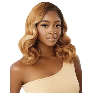 Glamourtress, wigs, weaves, braids, half wigs, full cap, hair, lace front, hair extension, nicki minaj style, Brazilian hair, crochet, hairdo, wig tape, remy hair, Lace Front Wigs, Outre Synthetic Melted Hairline HD Lace Front Wig - PASCALE
