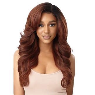 Glamourtress, wigs, weaves, braids, half wigs, full cap, hair, lace front, hair extension, nicki minaj style, Brazilian hair, crochet, hairdo, wig tape, remy hair, Lace Front Wigs, Outre Synthetic Melted Hairline Lace Front Wig - SELENE