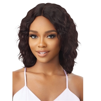 Glamourtress, wigs, weaves, braids, half wigs, full cap, hair, lace front, hair extension, nicki minaj style, Brazilian hair, wig tape, remy hair, Lace Front Wigs, Outre Mytresses Purple Label 100% Unprocessed Hair No Knot Part Wig - CASPIA