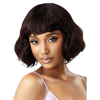 Glamourtress, wigs, weaves, braids, half wigs, full cap, hair, lace front, hair extension, nicki minaj style, Brazilian hair, crochet, hairdo, wig tape, remy hair, Outre Mytresses Purple Label 100% Unprocessed Human Hair Wig - HH MAGNOLIA