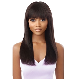 Glamourtress, wigs, weaves, braids, half wigs, full cap, hair, lace front, hair extension, nicki minaj style, Brazilian hair, crochet, hairdo, wig tape, remy hair, Outre Mytresses Purple Label 100% Unprocessed Human Hair Wig - SEVANNE