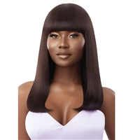 Glamourtress, wigs, weaves, braids, half wigs, full cap, hair, lace front, hair extension, nicki minaj style, Brazilian hair, crochet, hairdo, wig tape, remy hair, Outre Mytresses Purple Label 100% Unprocessed Human Hair Full Wig - HH-THALYA