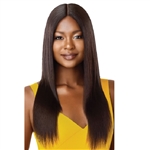 Glamourtress, wigs, weaves, braids, half wigs, full cap, hair, lace front, hair extension, nicki minaj style, Brazilian hair, remy hair, Lace Front Wigs, Outre 100% Unprocessed Human Hair Lace Part Daily Wig - STRAIGHT V CUT 22