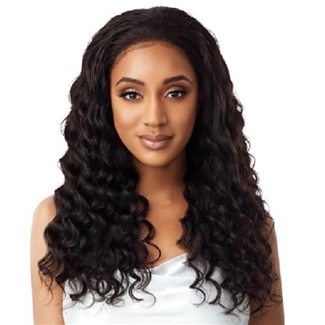 Glamourtress, wigs, weaves, braids, half wigs, full cap, hair, lace front, hair extension, nicki minaj style, Brazilian hair, wig tape, remy hair, Lace Front Wigs, Outre Mytresses Platinum Label Customized Full HD Lace Wig - NATURAL BOHO DEEP