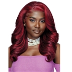 Glamourtress, wigs, weaves, braids, half wigs, full cap, hair, lace front, hair extension, nicki minaj style, Brazilian hair, crochet, hairdo, wig tape, remy hair, Lace Front Wigs, Outre Synthetic Perfect Hairline Swoop Glueless Lace Wig - SWOOP 2
